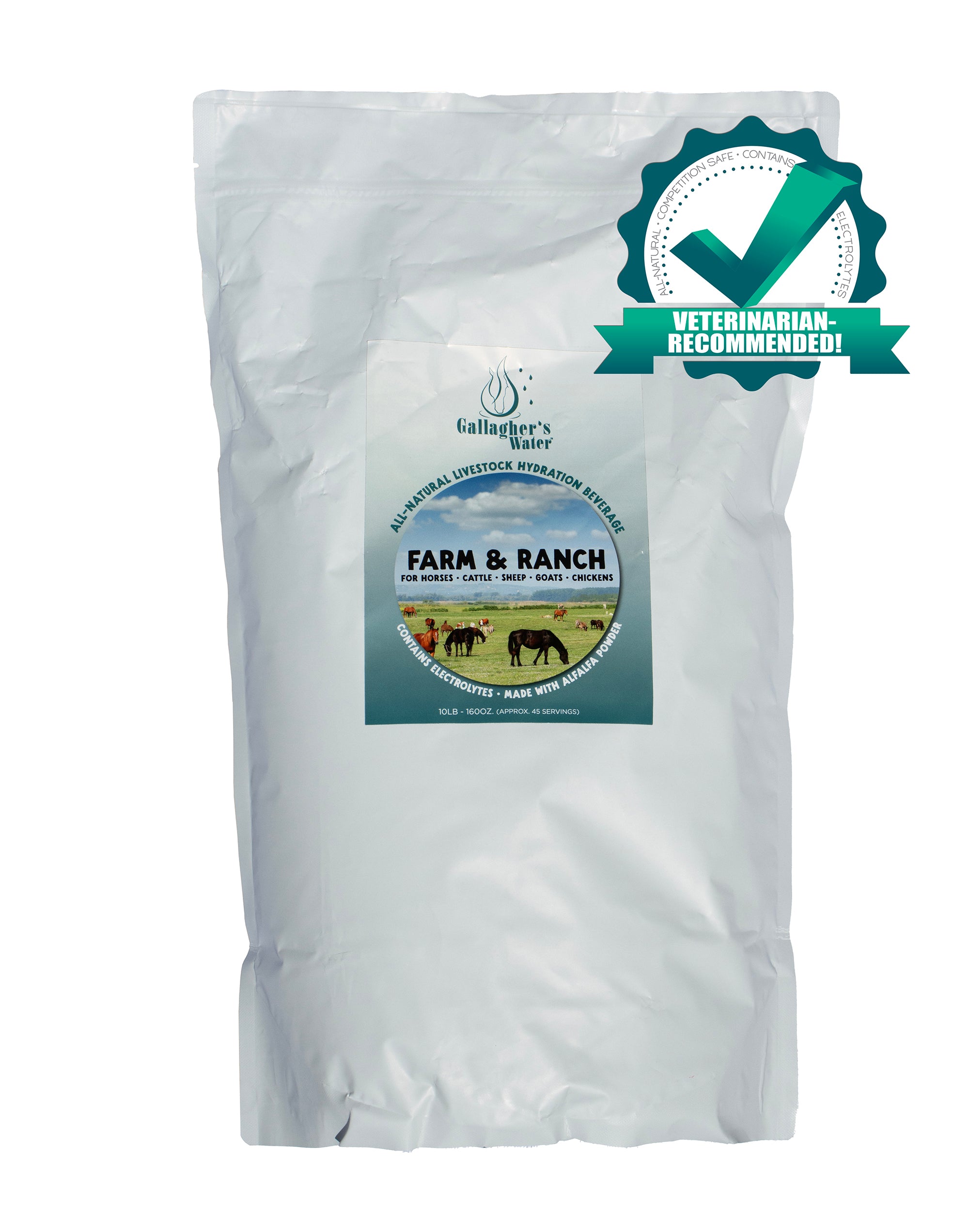 Gallagher’s Water Farm and Ranch - 10 pound bag